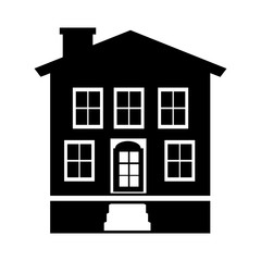 exterior building drawing icon vector illustration design