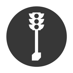 traffic light isolated icon vector illustration design