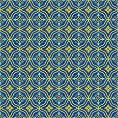 Photo sur Plexiglas Portugal carreaux de céramique Oriental seamless pattern.