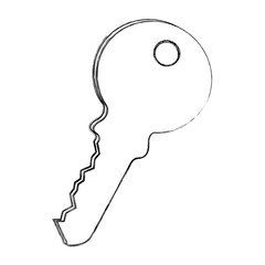 key door isolated icon vector illustration design