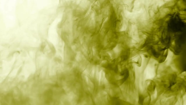 Vapor like smoke at radioactive olive in white background. Vape smoke rings in motion at vape clouds.