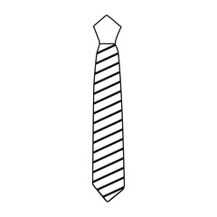 elegant tie isolated icon vector illustration design