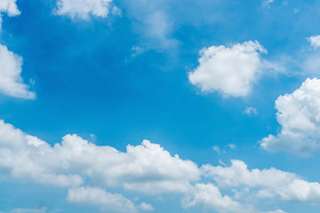 Naklejka na ściany i meble Blue sky with Cloud