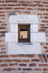 reflet dans une fenêtre