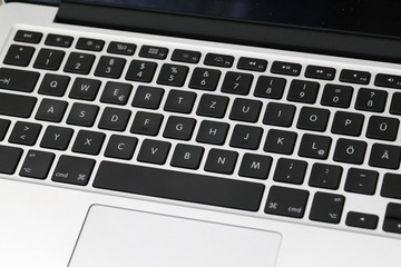 Computer keyboard close-up