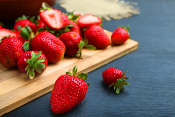 Ripe strawberries