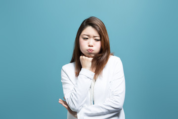OLポートレート・ブルーバック