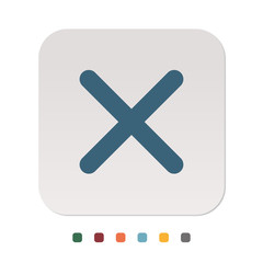 Obraz premium Papier Icon - Kreuz