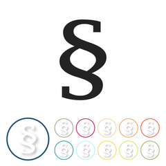 Bunte 3D Buttons - Paragraph