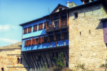 Dochiariou Monastery, Athos Peninsula, Mount Athos, Chalkidiki, Greece