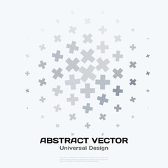 Abstract vector design elements for graphic layout. Modern busin