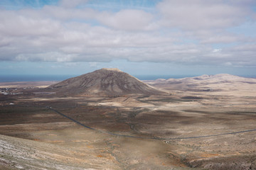 Landscape Fuerteventura Canary islands Spain