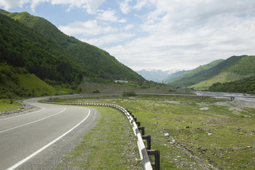 Mountains of Republic of Georgia 