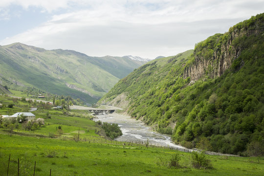 Mountains of Republic of Georgia 