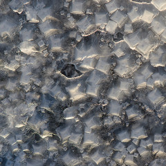 Crystals of salt close-up.