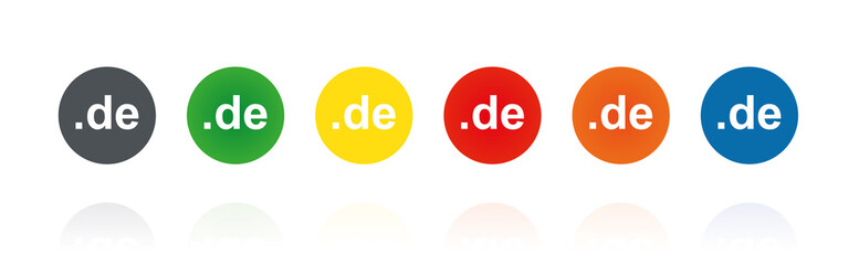 De Domain - Farbige Buttons