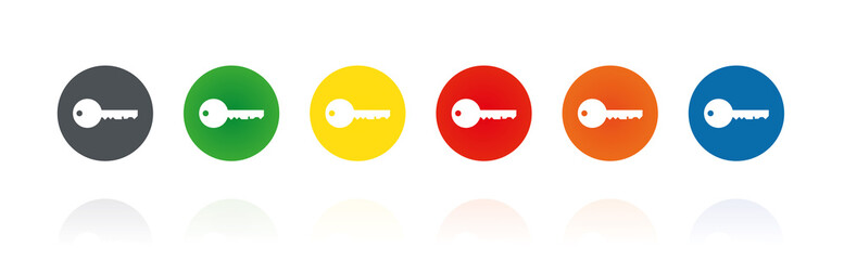 Internet - Web - WWW - Farbige Buttons