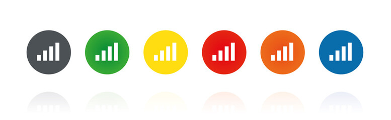 Internet - Web - WWW - Farbige Buttons
