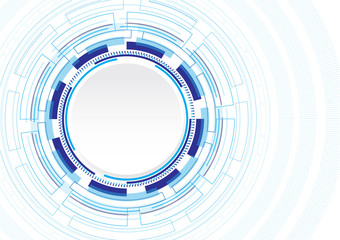 Abstract technology circles vector background
