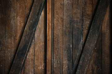 Stylish brown wooden background
