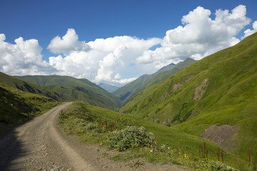 Mountains of Republic of Georgia 