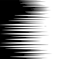 Comic horizontal speed lines background