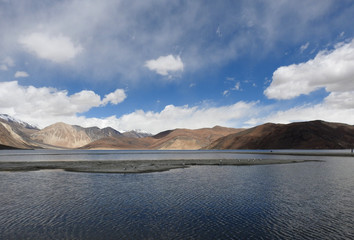 Pangong Lake in Himalaya