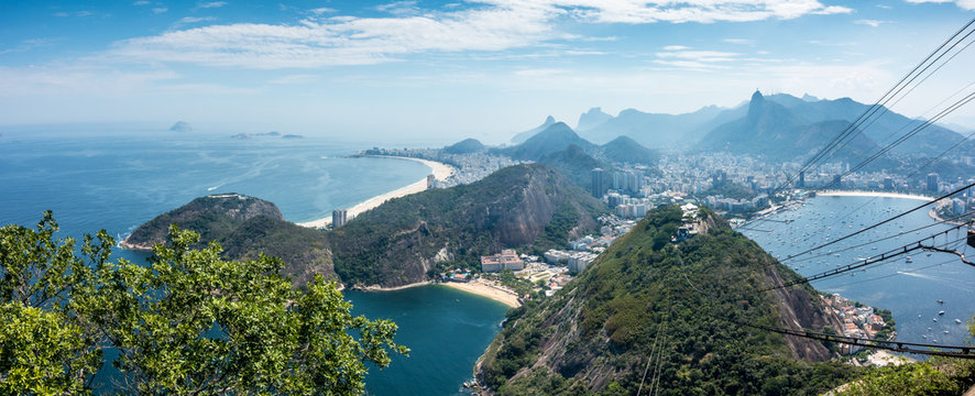 Aussicht vom Zuckerhut auf Rio de Janeiro