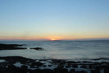 Coucher de soleil en Irlande