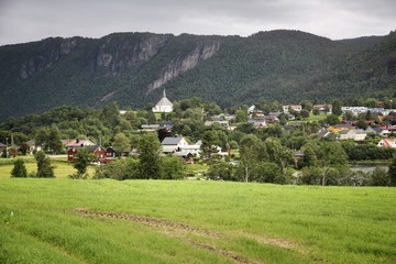 Fototapeta na wymiar Rural Norway - countryside of Sor-Trondelag