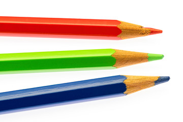 color pencils of different colors