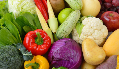 vegetables and fruits