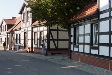 Uliczka w zabytkowej części Ustki © Agnieszka Rodowicz