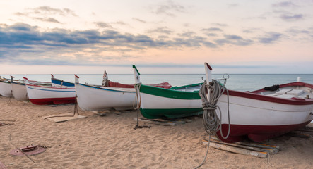 Boats at the morning