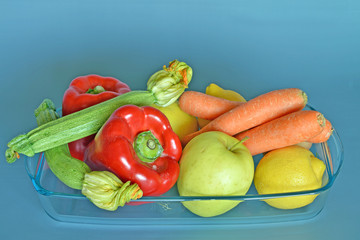 frutta e verdura fresca, still life