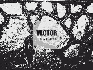 Vector grunge stone wall texture illustration