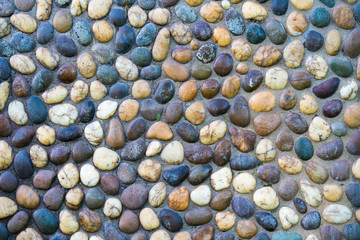 pebble stone wall background
