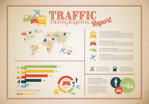 Travel and Traffic Infographic