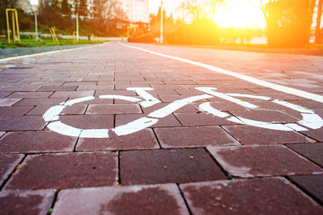 sign bike route in the future