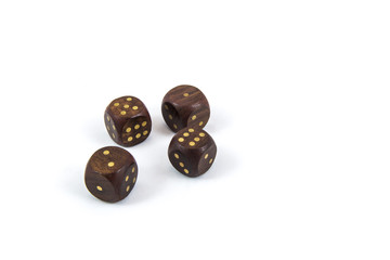 Wooden Playing Dice