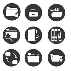Folder icons set