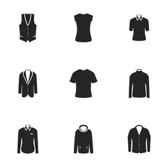 Fototapeta premium Men's clothing. White background
