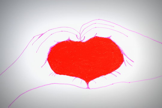 Dessin Mains En Forme De Coeur Symbole De L Amour Stock Illustration Adobe Stock Dessin Mains En Forme De Coeur Symbole De L Amour Stock Illustration Adobe Stock