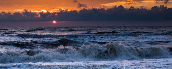 Sunset at Katwijk