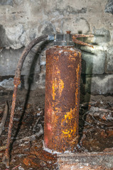 Old fire extinguisher