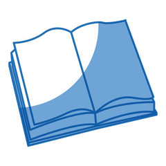 open book learn read knowledge study vector illustration