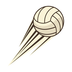 volleyball ball sports activity play competition tournament vector illustration