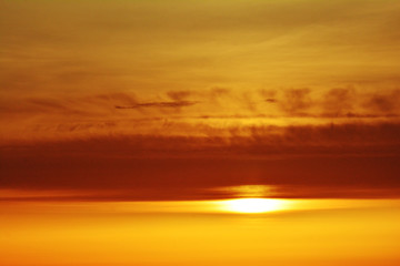 Fototapeta na wymiar Nature background. Beautiful sky at sunrise.