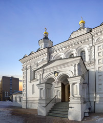 Obraz premium Temple of Archangel Michael at the clinics on the Maiden Field