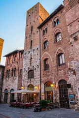 Fototapeta na wymiar San Gimignano, Tuscany. Italy